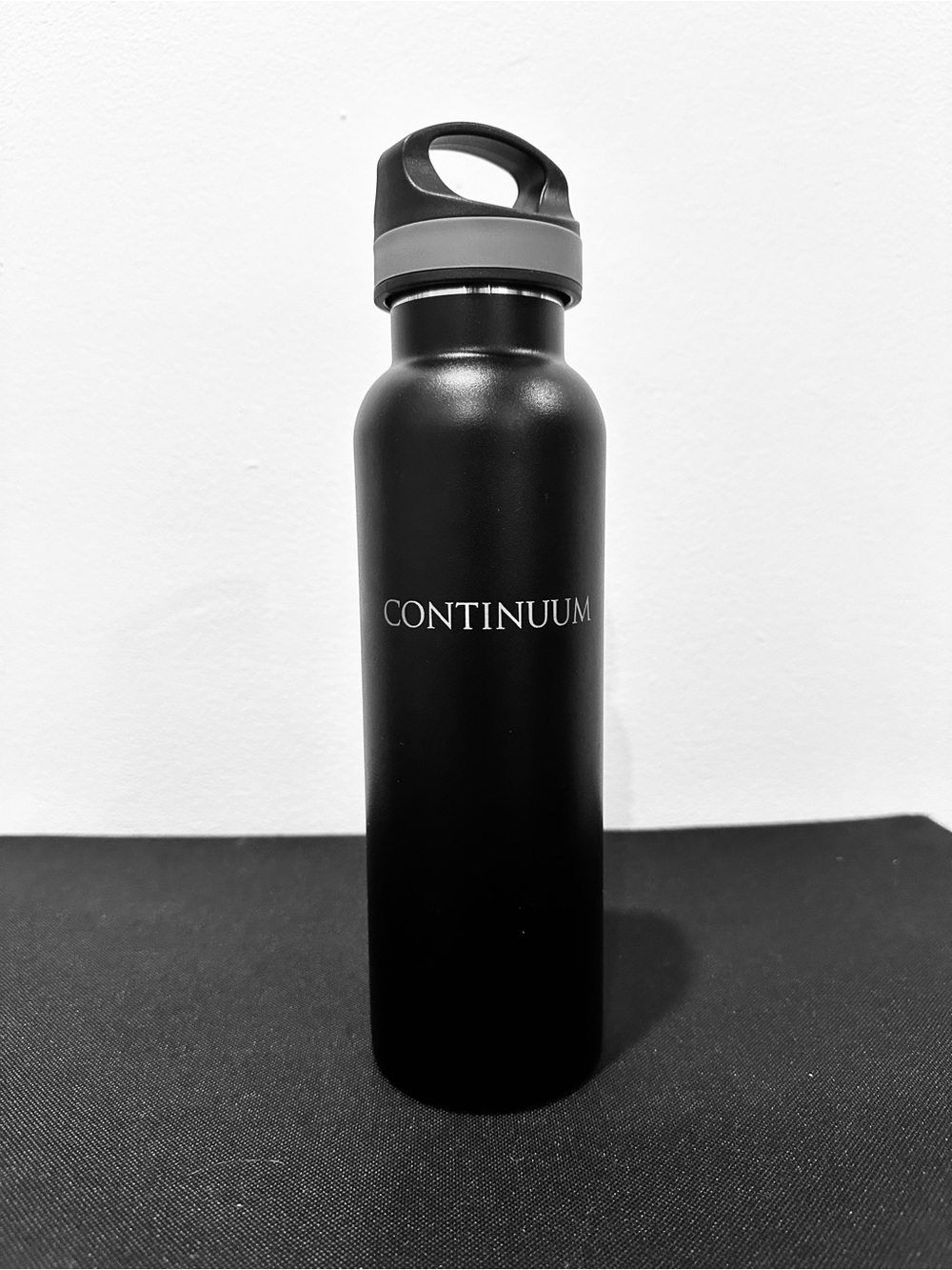 CONTINUUM BLACK STAINLESS STEEL WATER BOTTLE 16 oz